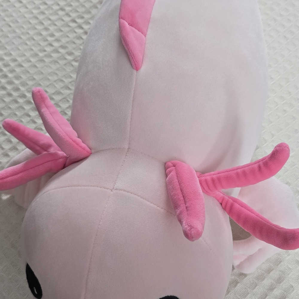 Pink Plush Axolotl Toy